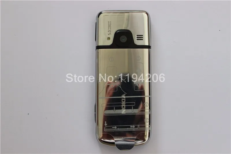 6700c original unlocked nokia 6700 classic gold cell phone unlocked gps 5mp 6700c russian or arabic keyboard free shipping