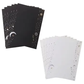 

6pcs/pack Starry Sky Writing Letter Envelope Romantic Creative Small Fresh Japanese Style Letter Bag