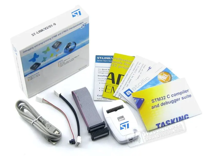 2018 модуль оригинальный St-link V2 Stlink St Link Stm32 Stm8 Mcu Usb Jtag в цепи
