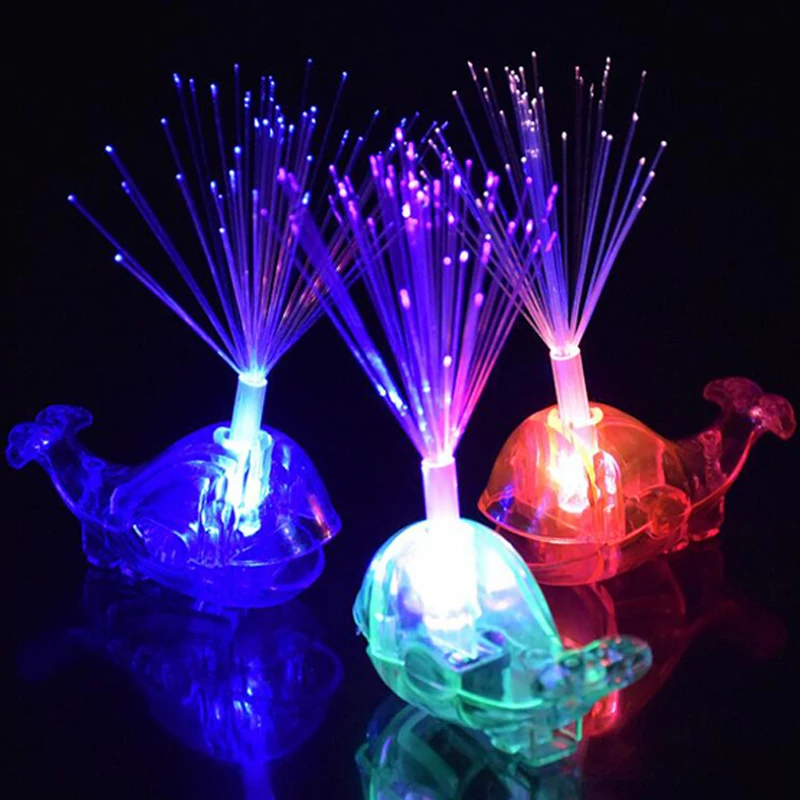 Glow Ring LED Finger Lights Glowing Whale Fiber Lamps Christmas Wedding Celebration Festival Party Decor Gifts For The New Year (12)