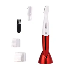 Kemei Mini Lady электрический триммер для бровей тело для удаления волос с лица бритва эпилятор для женщин тело подмышек бикини линия 3435