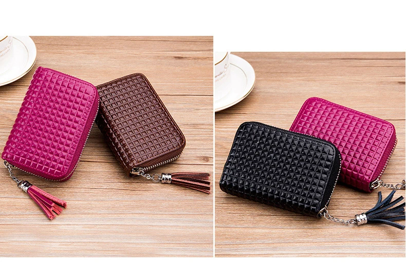 Women genuine leather wallet 8-3