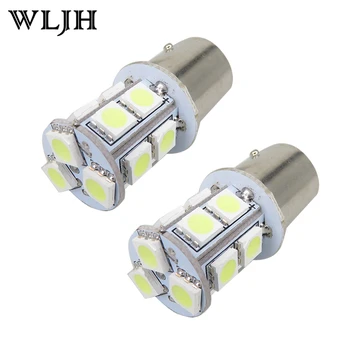 

WLJH 2x 1156 BA15S 13SMD 5050LED Car 12V Tail Auto External Parking Light Turn Signal Light Backup Reverse Tail Light Indicators