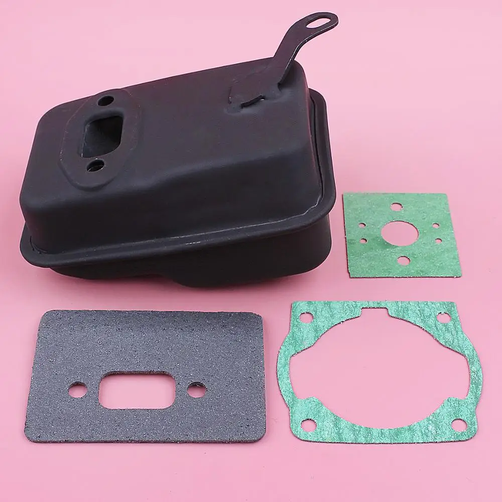 Exhaust Muffler For 40-5 430 Cylinder Carburetor Gasket Set Brush Cutter Grass Trimmer Replace Tool Part