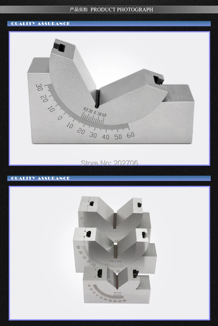 AP25 Precision Micro Ajustável V Block Milling