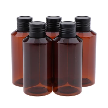 

Set of 5 Cosmetics Storage Container Shower Creams & Lotions Dispenser