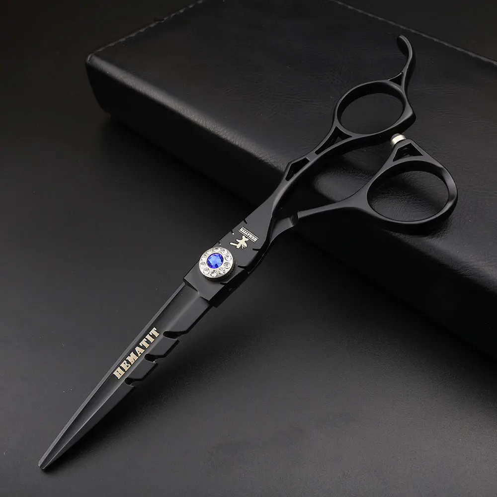 6.0 '' Japan 440C Black color hairdressing scissors cutting slimming scissors professional human hair scissors 6.0 '' Japan 440C Black color hairdressing scissors cutting slimming scissors professional human hair scissors