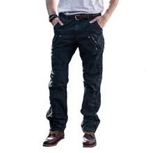 MORUANCLE мужские повседневные военные брюки карго стиль Тактические Брюки для человека Wortwear брюки с несколькими карманами на молнии хлопок