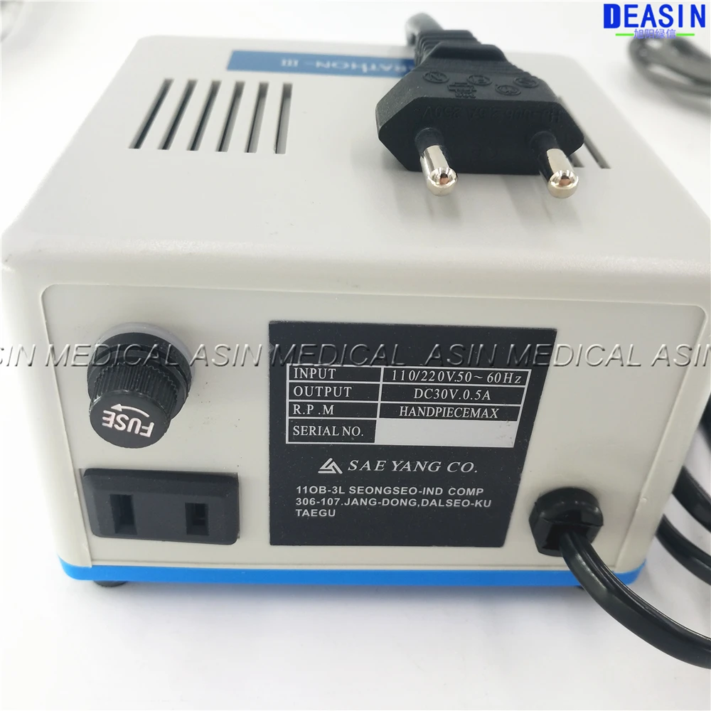 Dental Lab MARATHON Micromotor Machine N3+ 35K RPM SDE-H37L1 Polishing Handpiece Saeyang