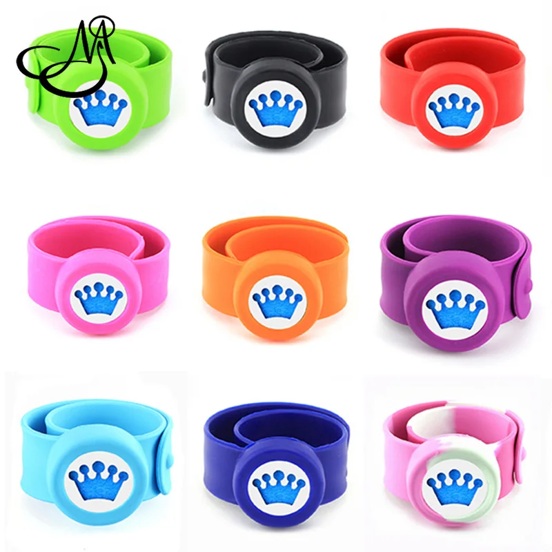 12colorsAdjustable Mosquito Repellent Bracelet Crown Aromatherapy Diffuser Locket Bracelet
