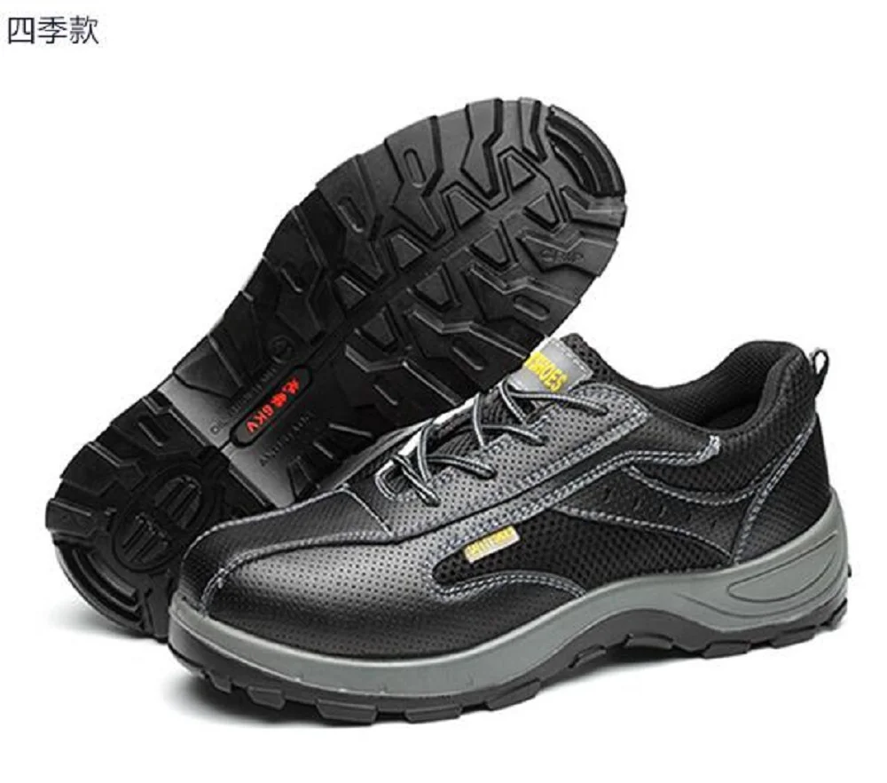 Men Work Safety Shoes Steel Toe Warm Breathable Men's Casual Boots Puncture Proof Labor Insurance Shoes Large Size Male Shoes