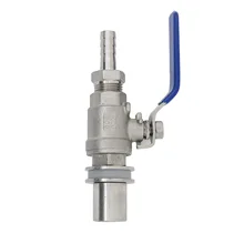 1/" Нержавеющая сталь шаровой клапан Барб трубы бесшовных компактный чайник шаровой клапан Homebrew