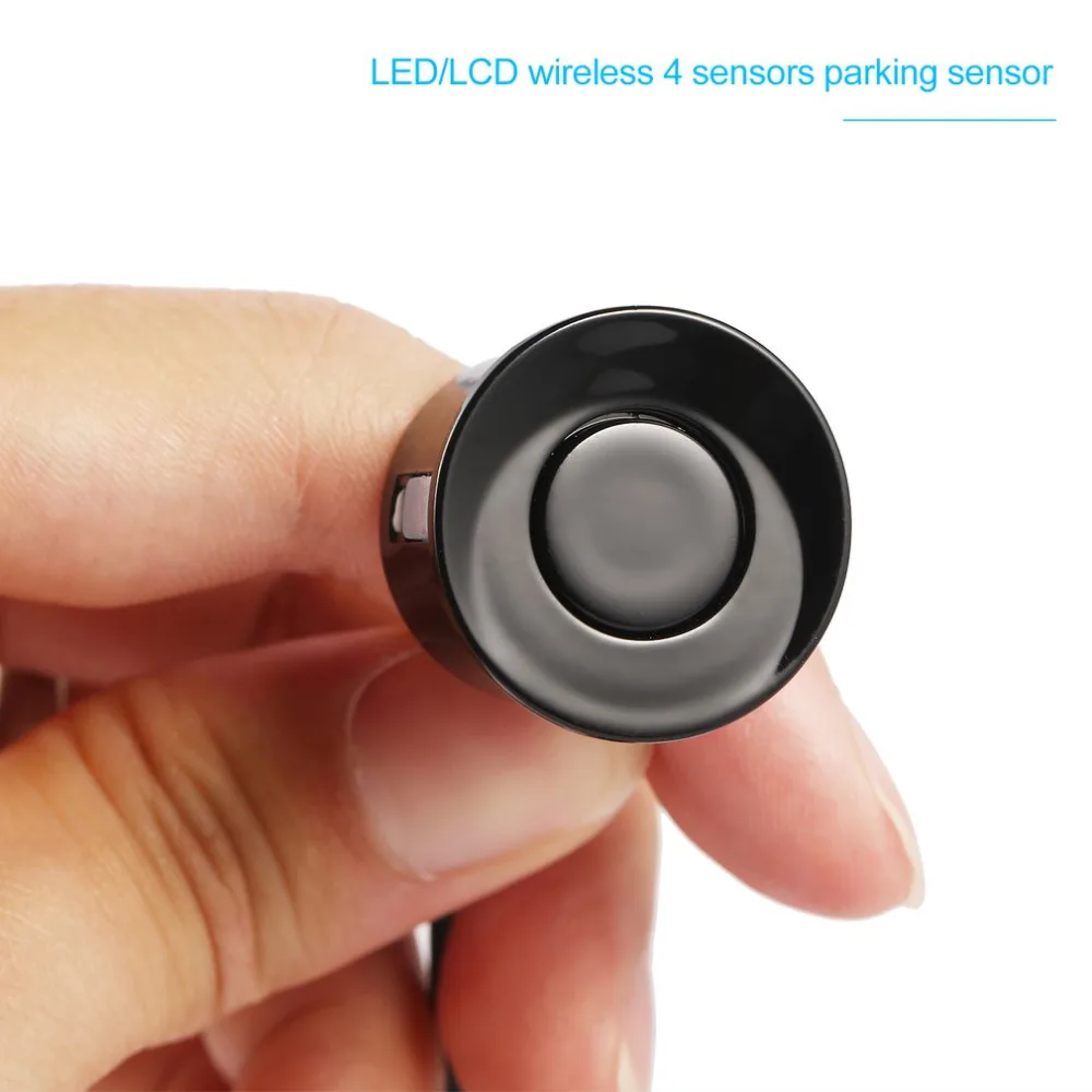 2017 Car Styling Parking Sensor Reducing Blind Zone Reversing radar Intelligent Assistance System LED/LCD Wireless 4 Sensors hot