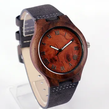 

Fashion Sport Quartz Clock Mens Watches Top Brand Wooden Male Watch Waterproof Watch Relogio Masculino with night luminous