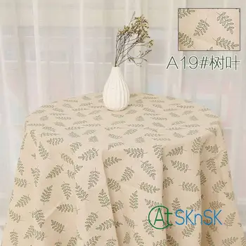 

1meter/lot High grade cotton cloth for table cover DIY sewing patchwork fabric home decoration printed cotton linen fabrics