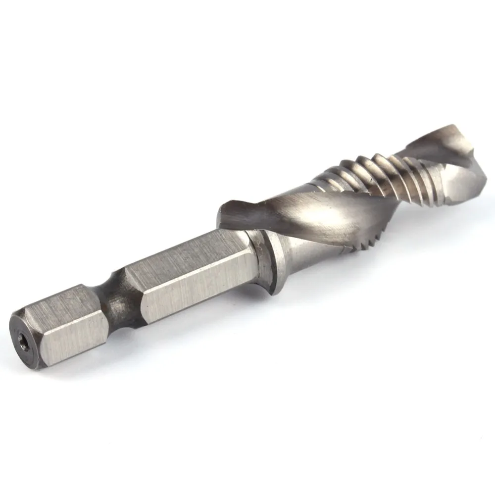 Drill Bit 10pcs Hex Shank HSS Metric Right Hand Screw Thread Tap Taper M1-M3.5