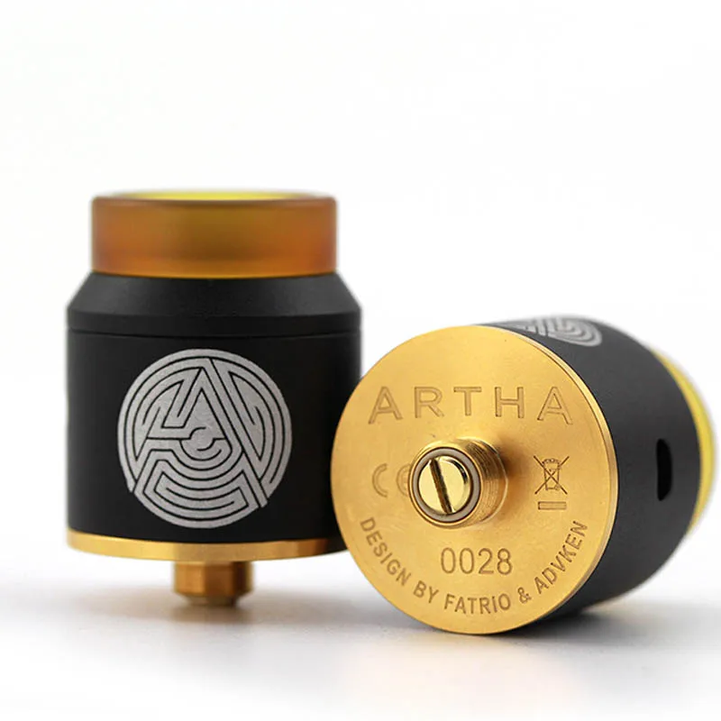 Атомайзер Advken Artha RDA 24 мм BF Rebuildable Dripping 510 Tank 810 с капельным наконечником для