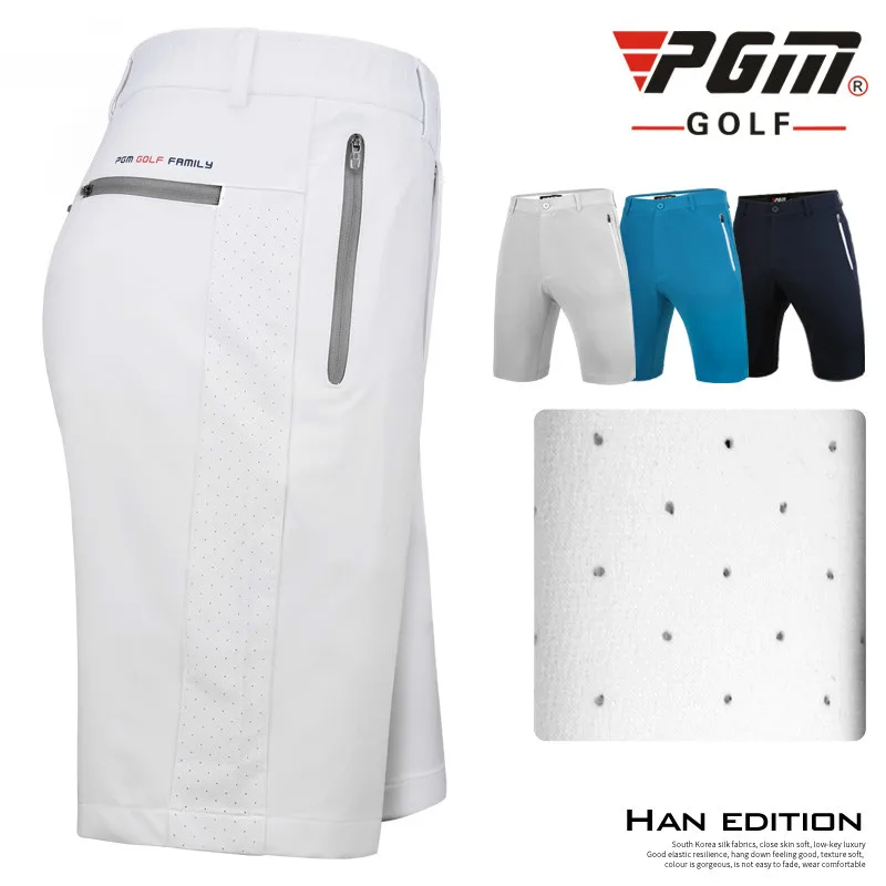 Мужские спортивные шорты PGM Golf эластичные с вентиляционными отверстиями лето
