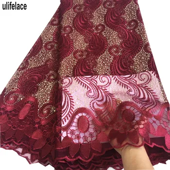 

New Arrival High Quality Tulle French mesh pattern Swiss Voile Lace Fabric In Switzerland Embroidery African Laces F4-1766