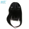 BHF Human Hair Bangs 8inch 20g clip in Straight Remy Natural Fringe Hair 3 clip Front Bangs 1