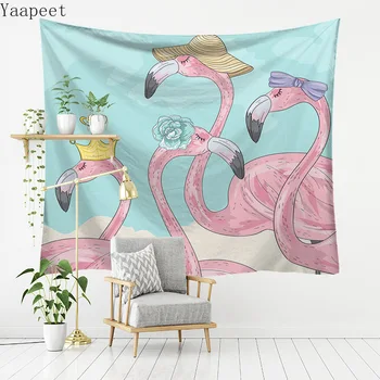 

Flamingo Series Selling Cool Hanging Beach Towel Beach Sitting Blanketwall Tapestry Mexican Home Decoration Wall Tapestry