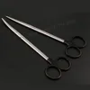 12.5 15 16 18cm black handle round head scissors fine blunt straight straight scissors 5