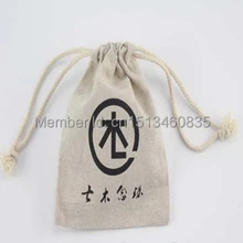 100 шт/партия CBRL джутовые/льняные сумки на шнурке и мешочек для аксессуаров/Корн, различные цвета, размер на заказ