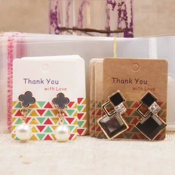 

Zerong various style new arriva print jewerly package cards Dreamcatcher earring card tag Thank you earring cards25pcs+25opp bag