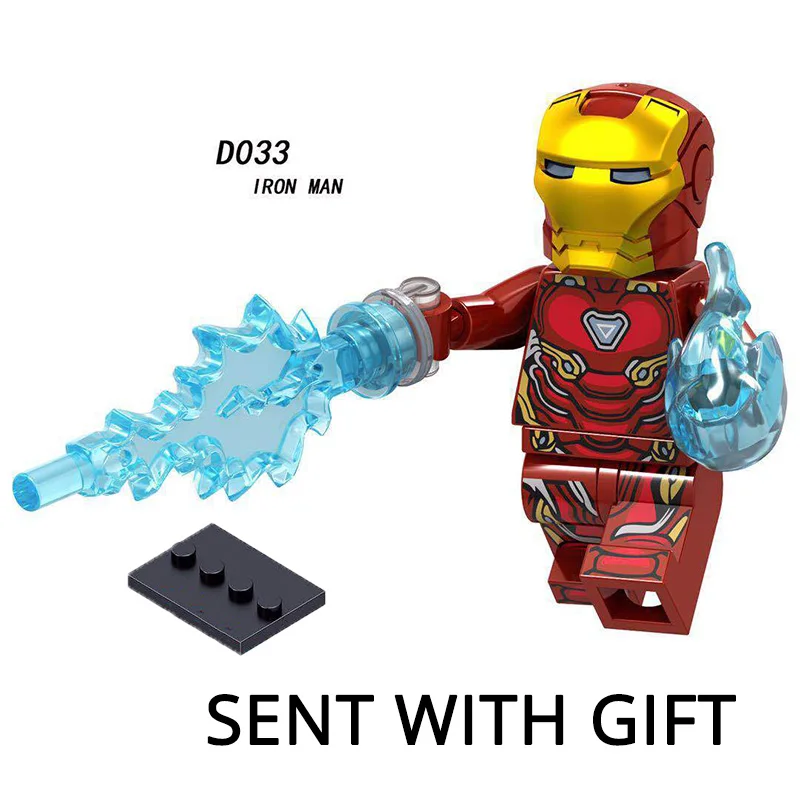 Legoinglys Thanos Energy Stones Gloves Building Blocks Avengers 3 New Infinity War Iron Man Block Marvel Figures Kids Toys Gift