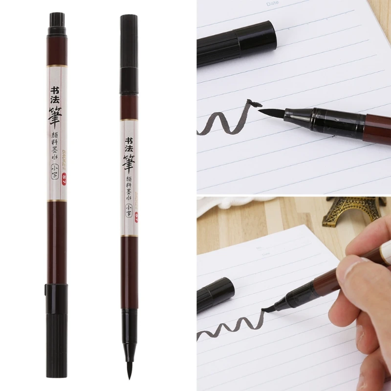 Ручка-кисть для каллиграфии для китайского изучение слов живопись канцелярские принадлежности многоразового использования