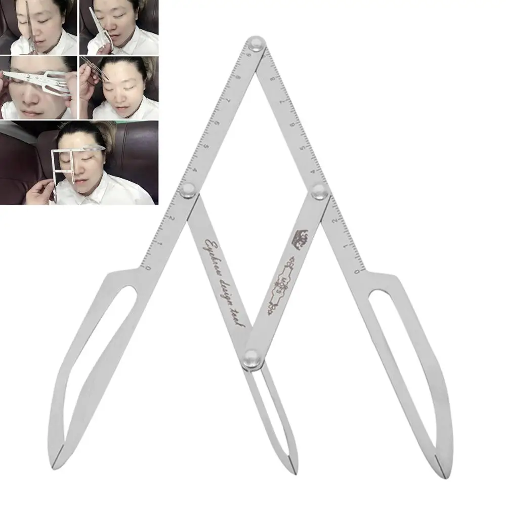 

Microblading Caliper Golden Mean Eyebrow Measure Ruler Permanent Makeup Stencil