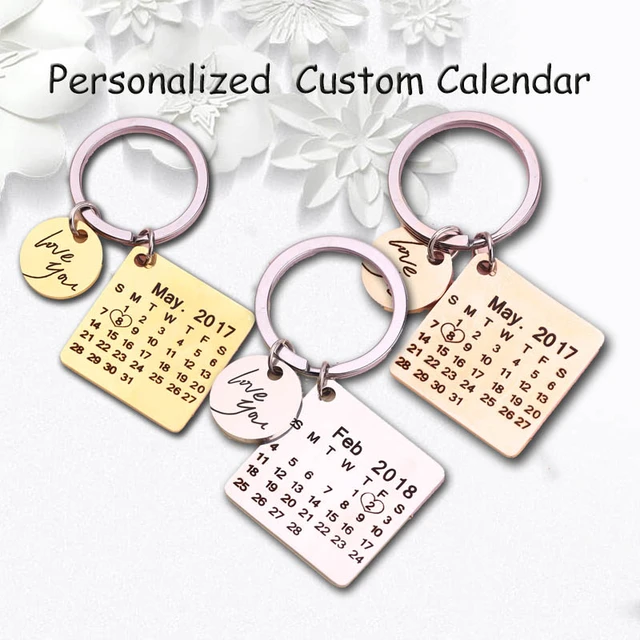 Personalized Keychain, Hand Stamped, You Choose Wording Custom Gift  Birthday, Wedding, Anniversary , Message Silver, Gold or Copper 