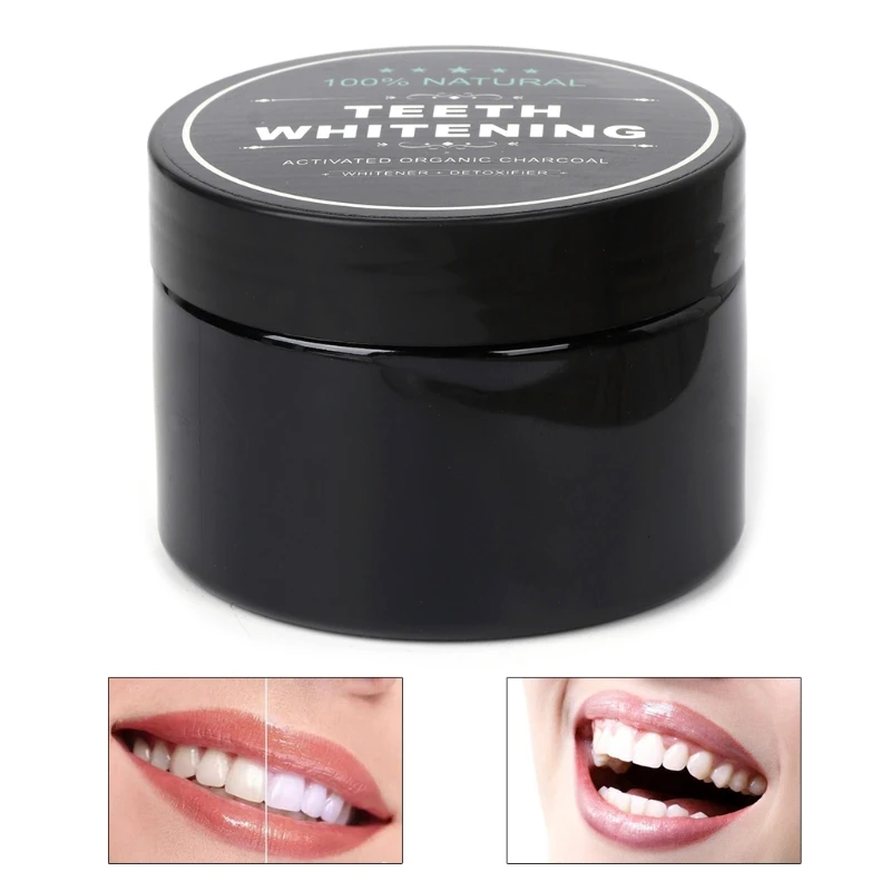 Activated Charcoal Teeth Whitening Powder Organic Coconut Carbon 60g New Dec29 Y207E Hot Sale