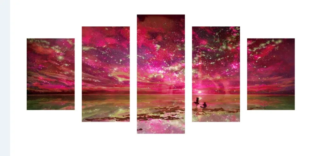 

Full-Diamond 5p Picture Diamond Anime Fantasy Star Sea Star Modern Embroidery Cross-stitch Rhinestone Mosaic Painting