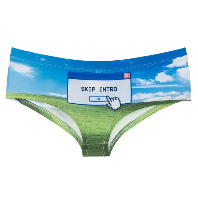 Sexy Panties for Women Cute Funny Underwear Naughty 3D Printed