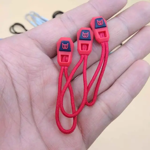 Free Shipping 15 Colors Silicone Rubber Zipper Pull Ropes Zip Puller