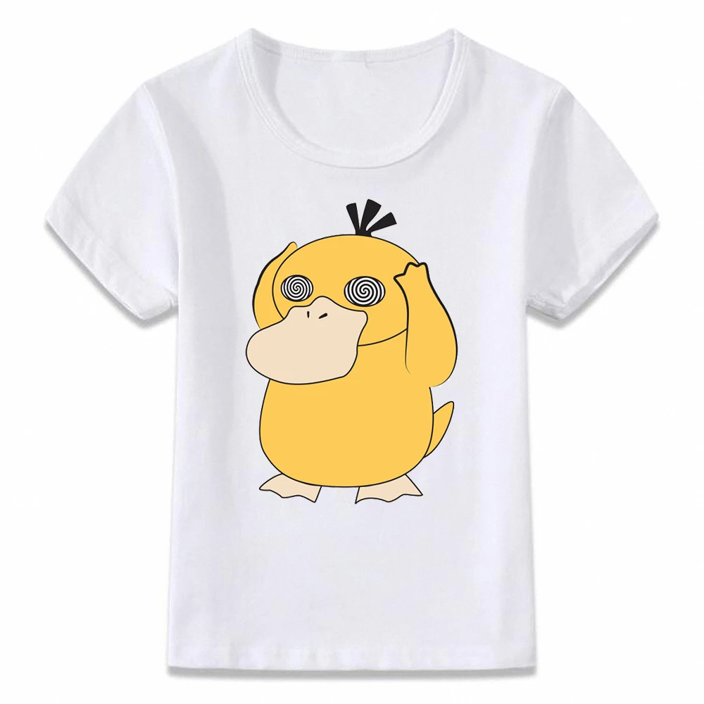 

Kids Clothes T Shirt Psyduck T-shirt for Boys and Girls Toddler Shirts Tee