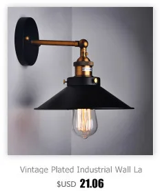 Vintage Outdoor LED Wall Sconce Lamp E26 E27 LED Bulbs Loft Retro Wall Light Luminaire Fixture Antique Glass Industrial Light