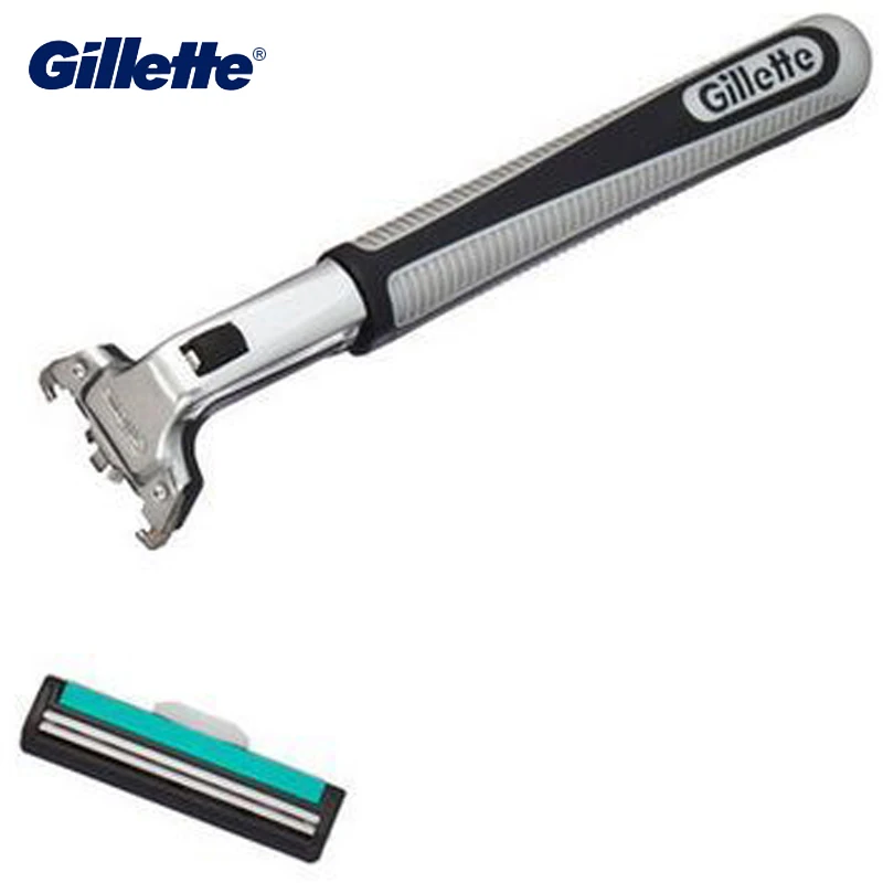 Gillette Vector 2 Safety Razor 1 Holder 2 Blades Men Face Care