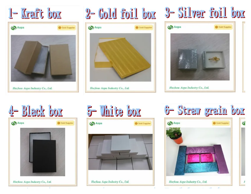 11-6 крафт хлопка заполнены коробки для ювелирных изделий с мануфактуры цена 100 шт