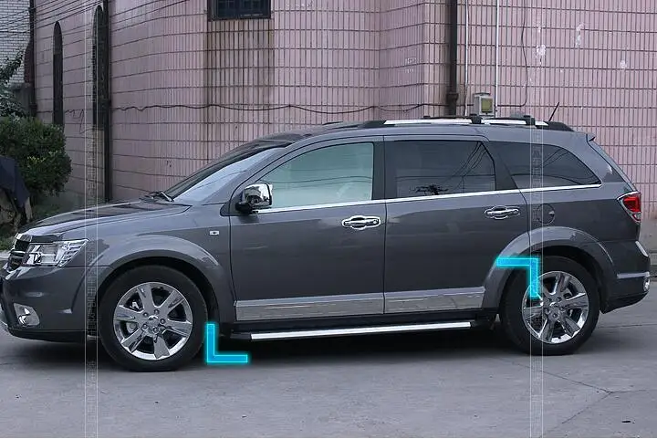 

CAR SIDE DOOR BODY PROTECTOR Molding COVER TRIM FOR Dodge Journey JCUV 2009 2010 2011 2012 2013 2014 2015 2016 BY EMS