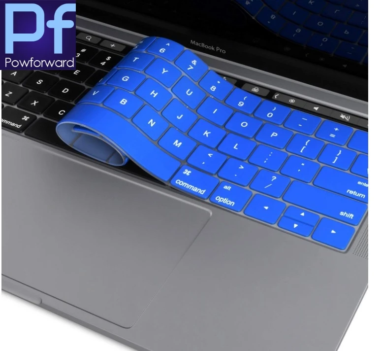 Силиконовый чехол для клавиатуры протектор MacBook Pro с сенсорной панелью версия