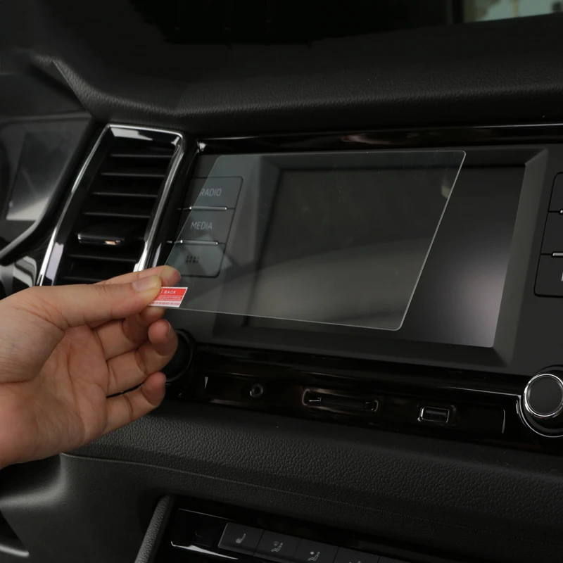 Автомобильная gps-навигация, закаленное стекло, защитная стальная пленка для Skoda Kodiaq, аксессуары для стайлинга автомобилей