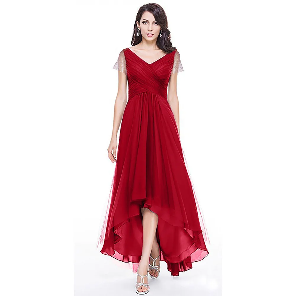 

Plus Size S-5XL 2018 Women Summer Sexy Elegant Party Dresses Chiffon Fashion Zippers Maxi Sundress