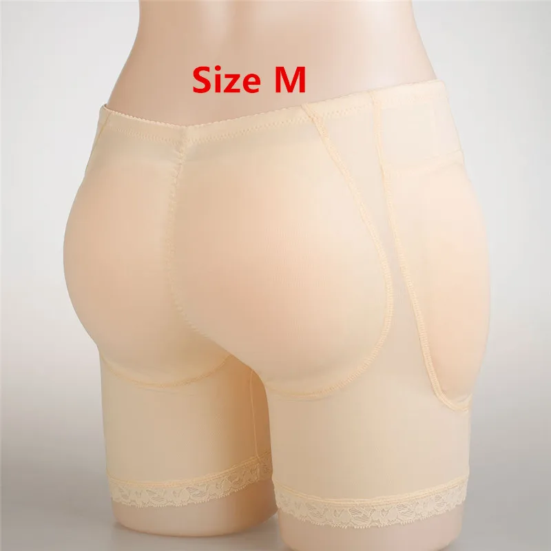 

Size M A Set 570g Silicone Hip Butt Enhancer Pants Push Up Buttocks Pockets Panty Crossdressing Underwear Fake Hip Butt Briefs