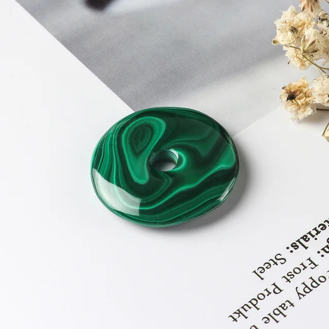 

Real Malachite Necklace Pendant Peace buckle Pendant Lucky Green Jades Pendant Jades Jewelry Fine Jewelry
