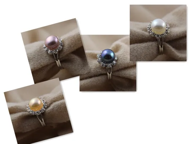 

HOT CHEAP! ADJUSTABLE FREE SIZE Freshwater Pearl Ring Finger Ring for Lady's Gorgeous Cool Fashion Jewelry Accessory, 100pcs/lot