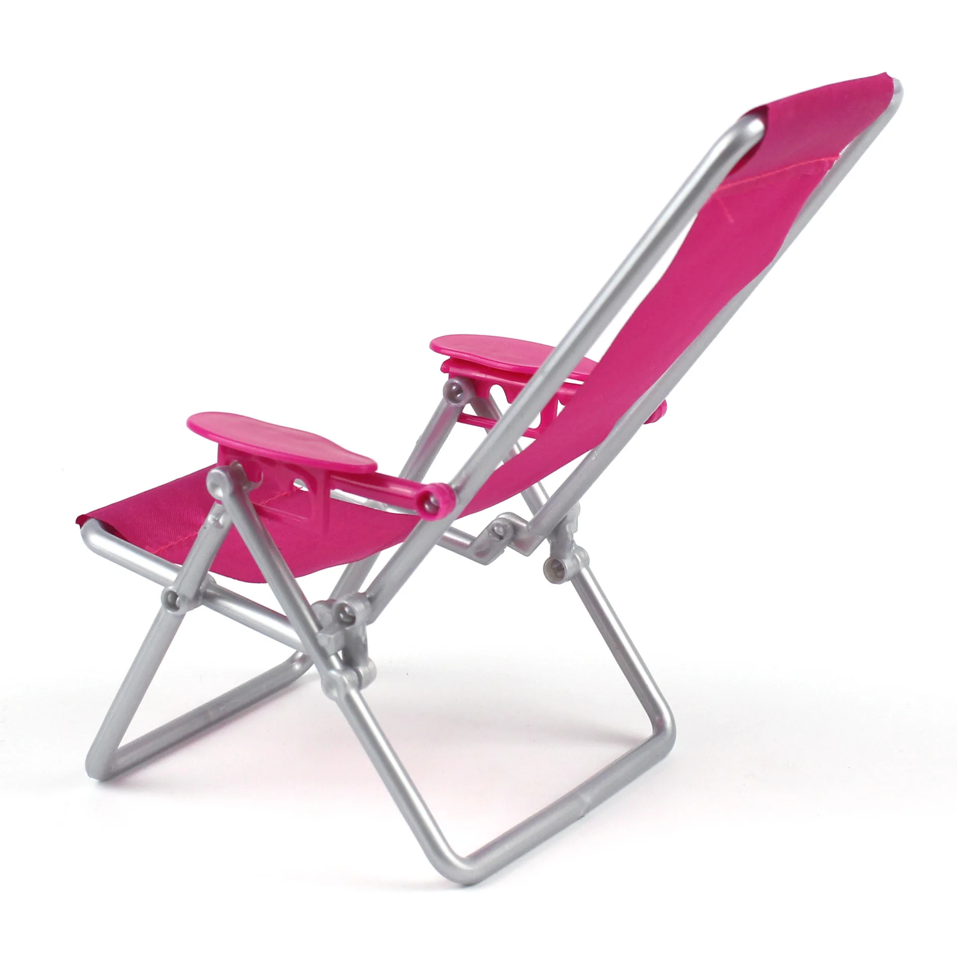 1:6 Scale Foldable Furniture Rocking Beach Chair For Baby Doll Princess Pink Rose Deckchair For Lovely Miniature Baby Dolls 1:6 Scale Foldable Furniture Rocking Beach Chair For Baby Doll Princess Pink Rose Deckchair For Lovely Miniature Baby Dolls