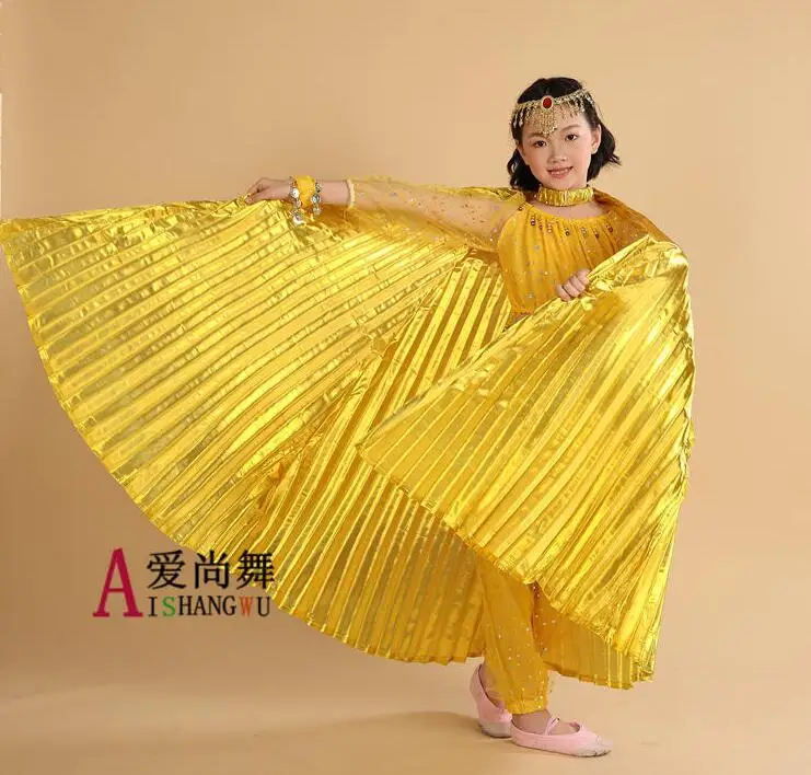2018 New arrivals polyester belly dance isis wings children belly dancing wings of isis with 3 colors 110cm