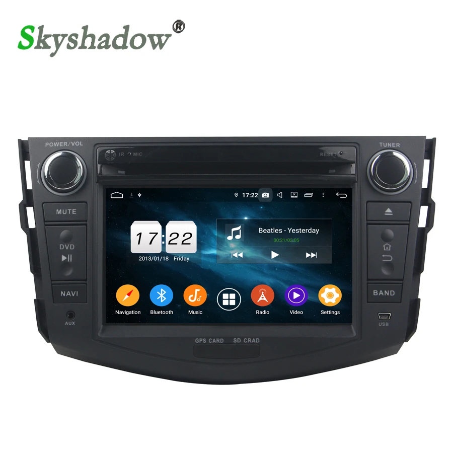 Sale DSP Android 9.0 4G + 32GB Octa Core Car RADIO DVD Player Bluetooth 4.2 Wifi RDS GPS Map For Toyota RAV4 2006 2007 - 2012 0